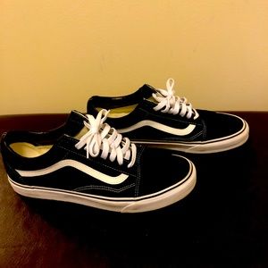 Vans! Black suede